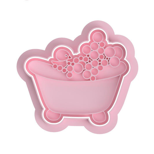 Bath tub with Duck 2 Cutter/Stamp