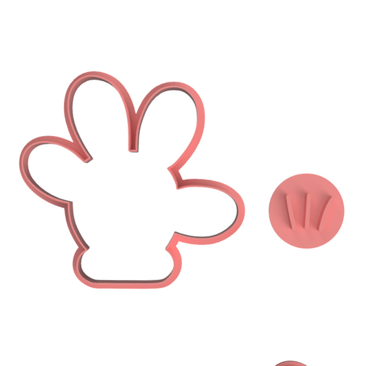 Boy Mouse Glove2 pc Cutter/embosser