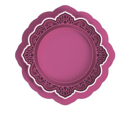 Round Mirror Frame Stamp & Cutter #2