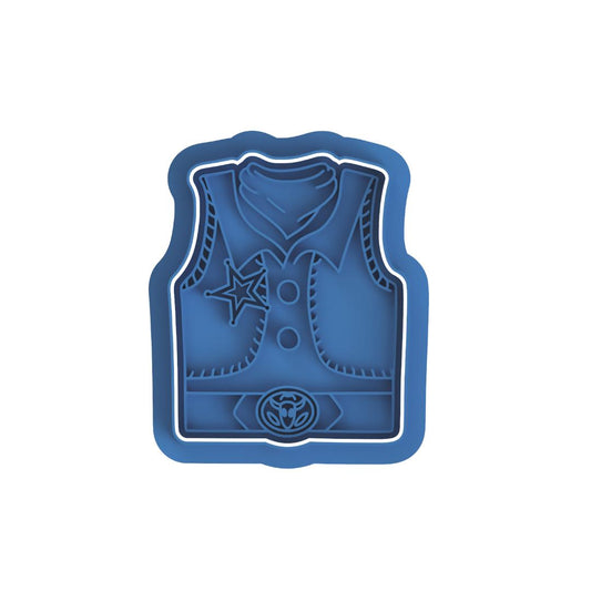 Cowboy Vest #1 Cutter/Stamp