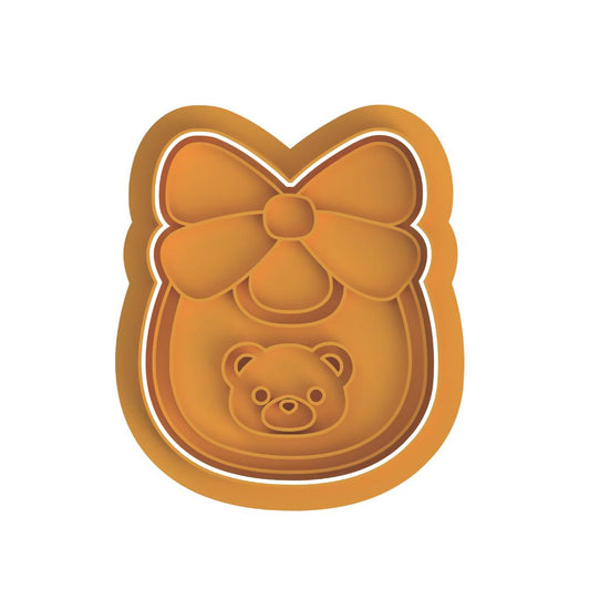 Bear Bib Stamp/Cutter