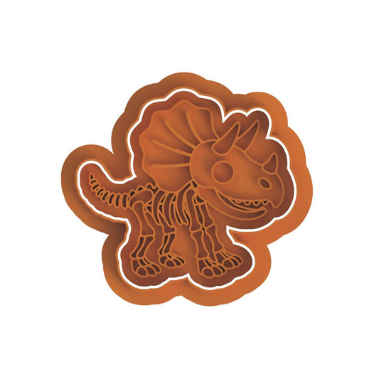 Dinosaur skeleton 3 Cutter & Stamp