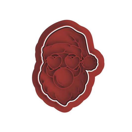 Santa with Bubble GumCutter/Stamp