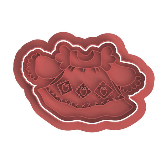 Strawberry Shortcake Dress Cutter/Stamp