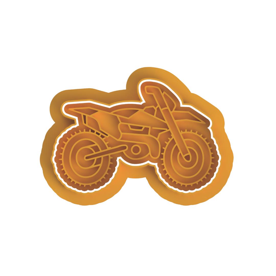 Dirt Bike Stamp and cutter