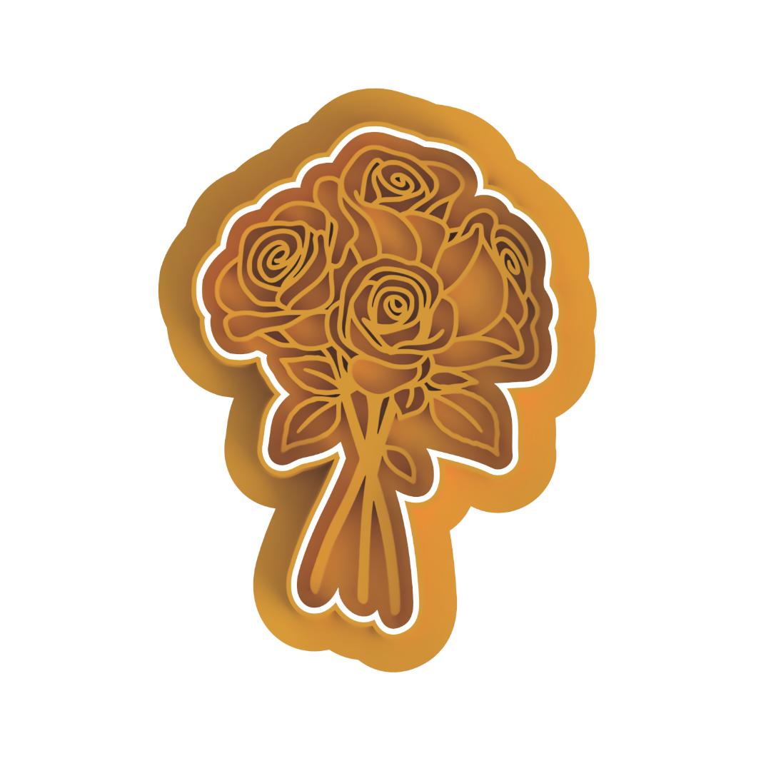 Rose Bouquet Cutter & Stamp
