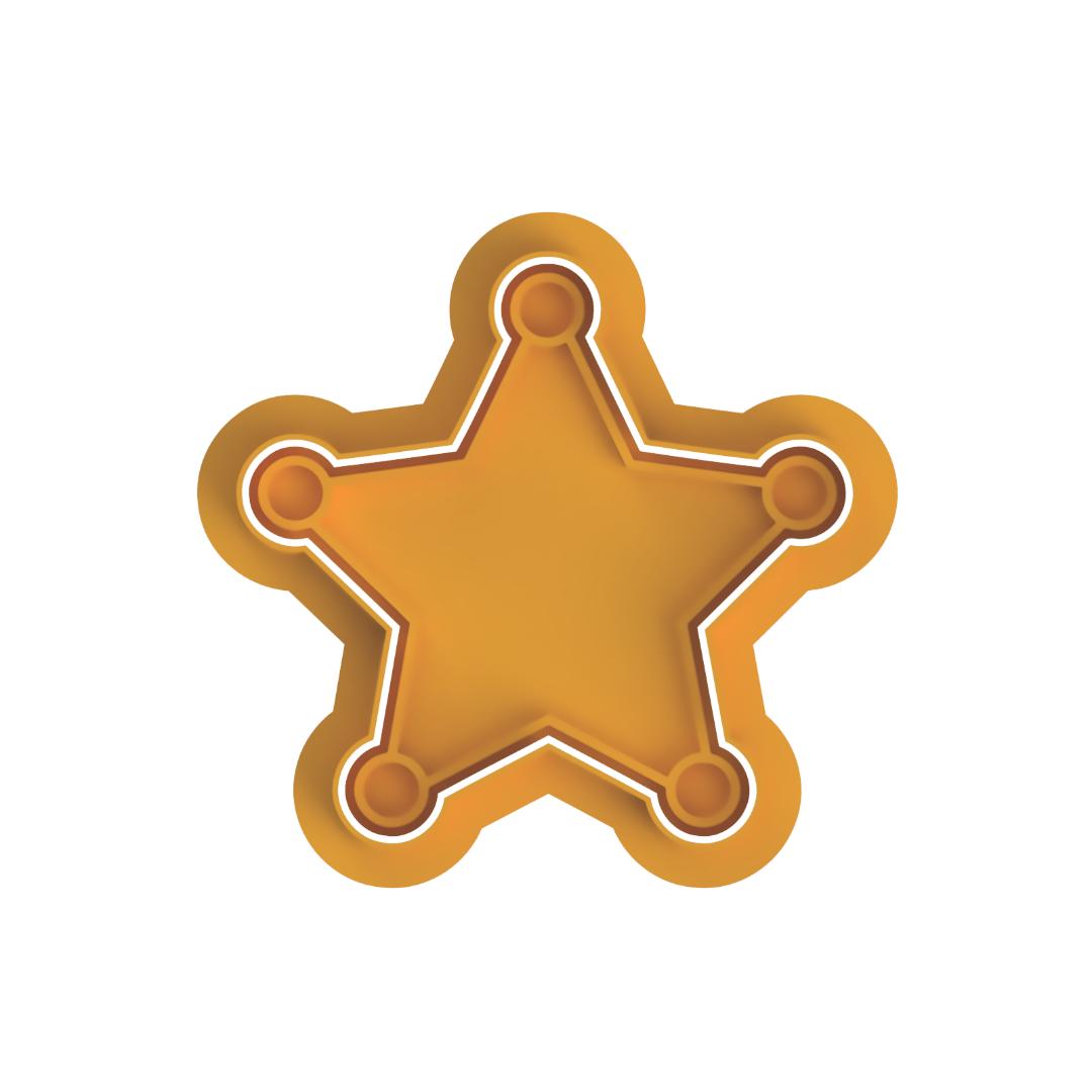 Cowboy Star Cutter/Stamp