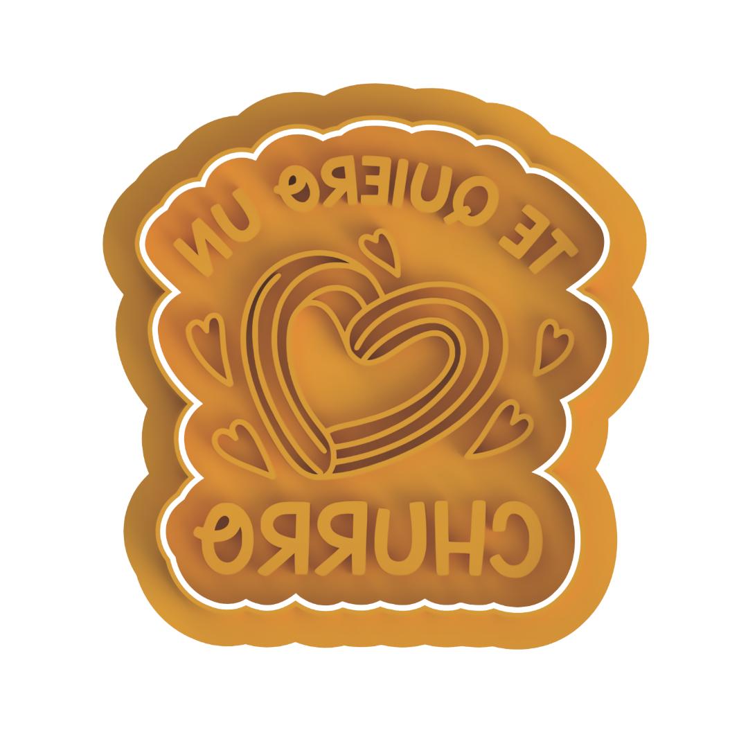 Te Quiero Un Churro Cutter & Stamp