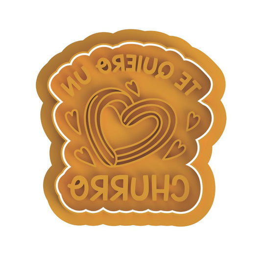 Te Quiero Un Churro Cutter & Stamp