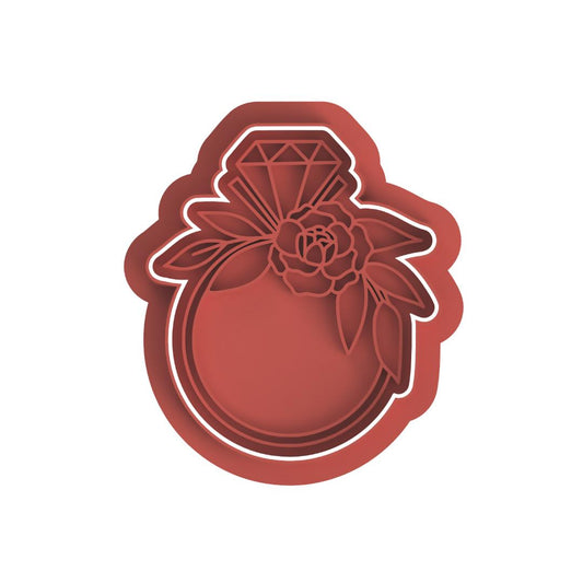 Engagement Ring with Flowers Cutter/Embosser
