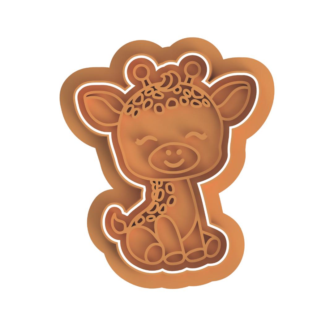 Giraffe Cutter and stamp