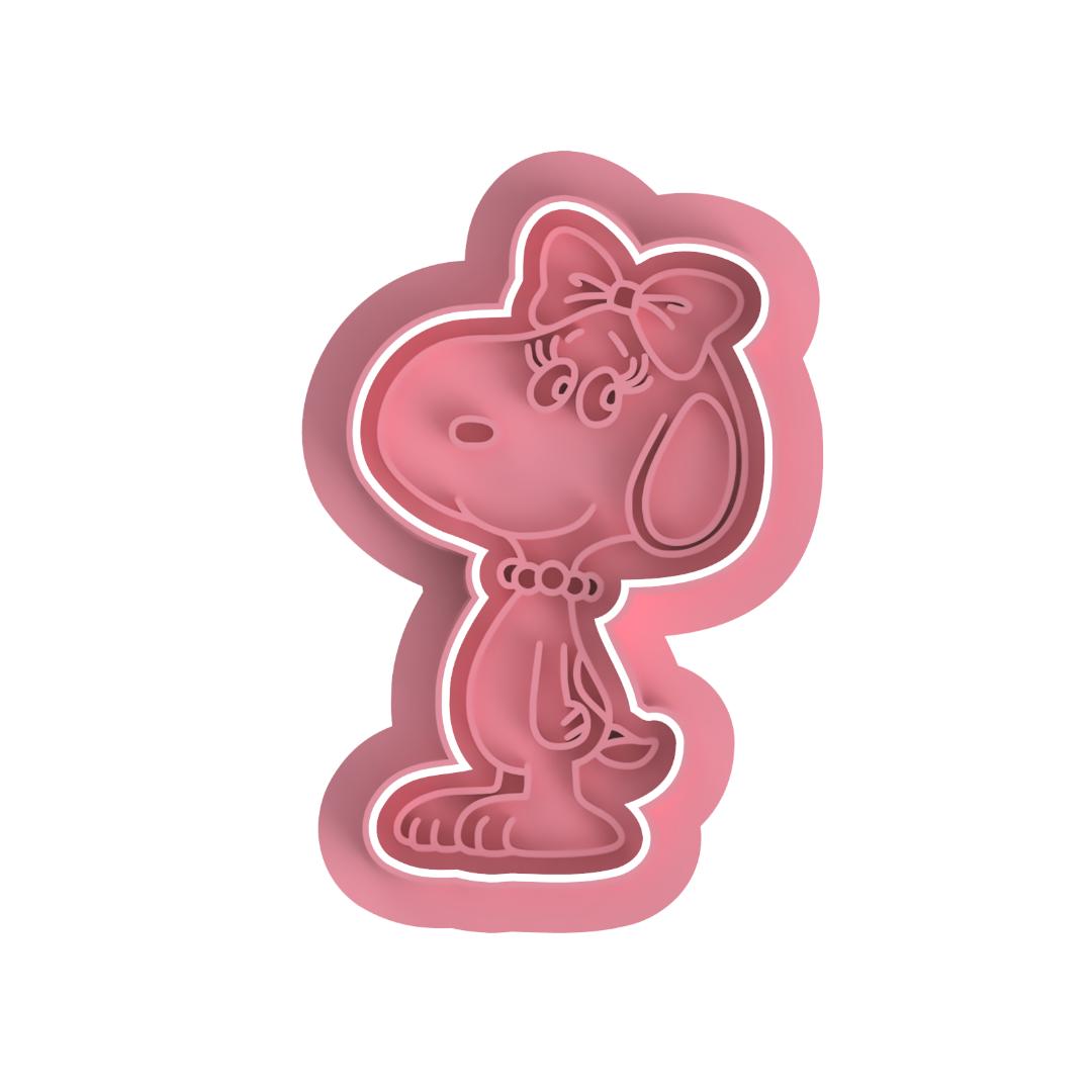 Snoopy Girl  Stamp and cutter