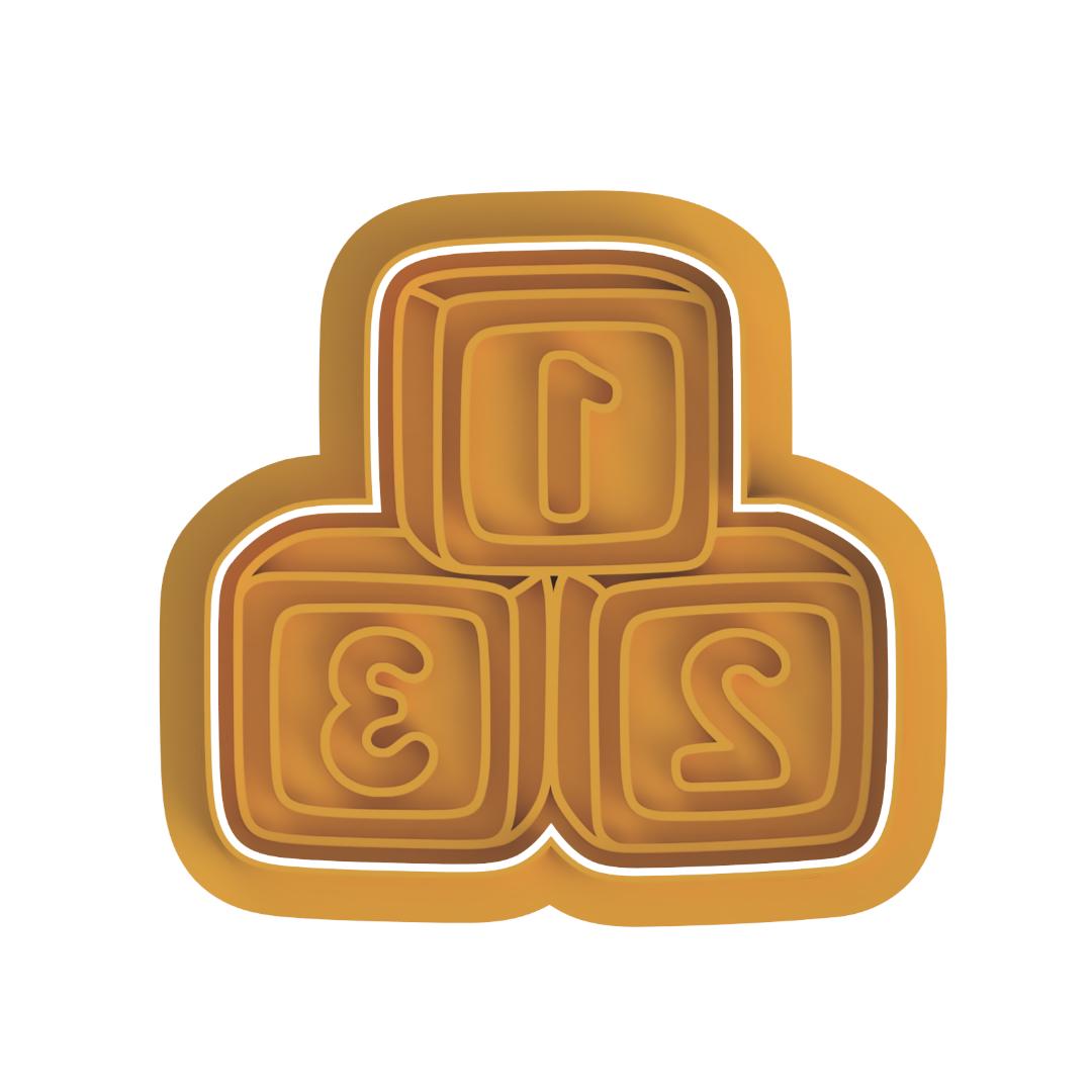 123 blocks stamp/cutter