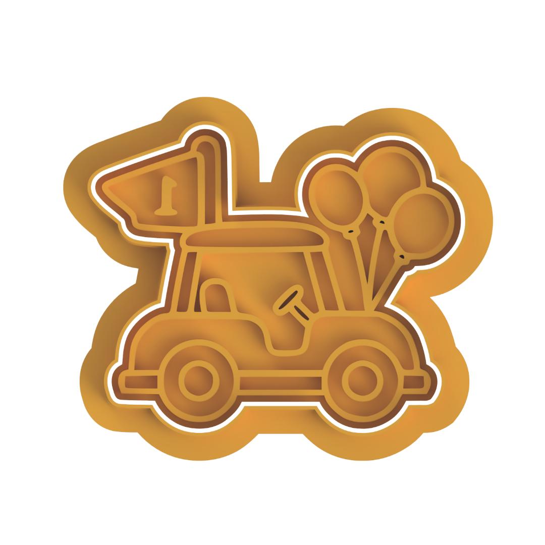 Gold Cart stamp/cutter
