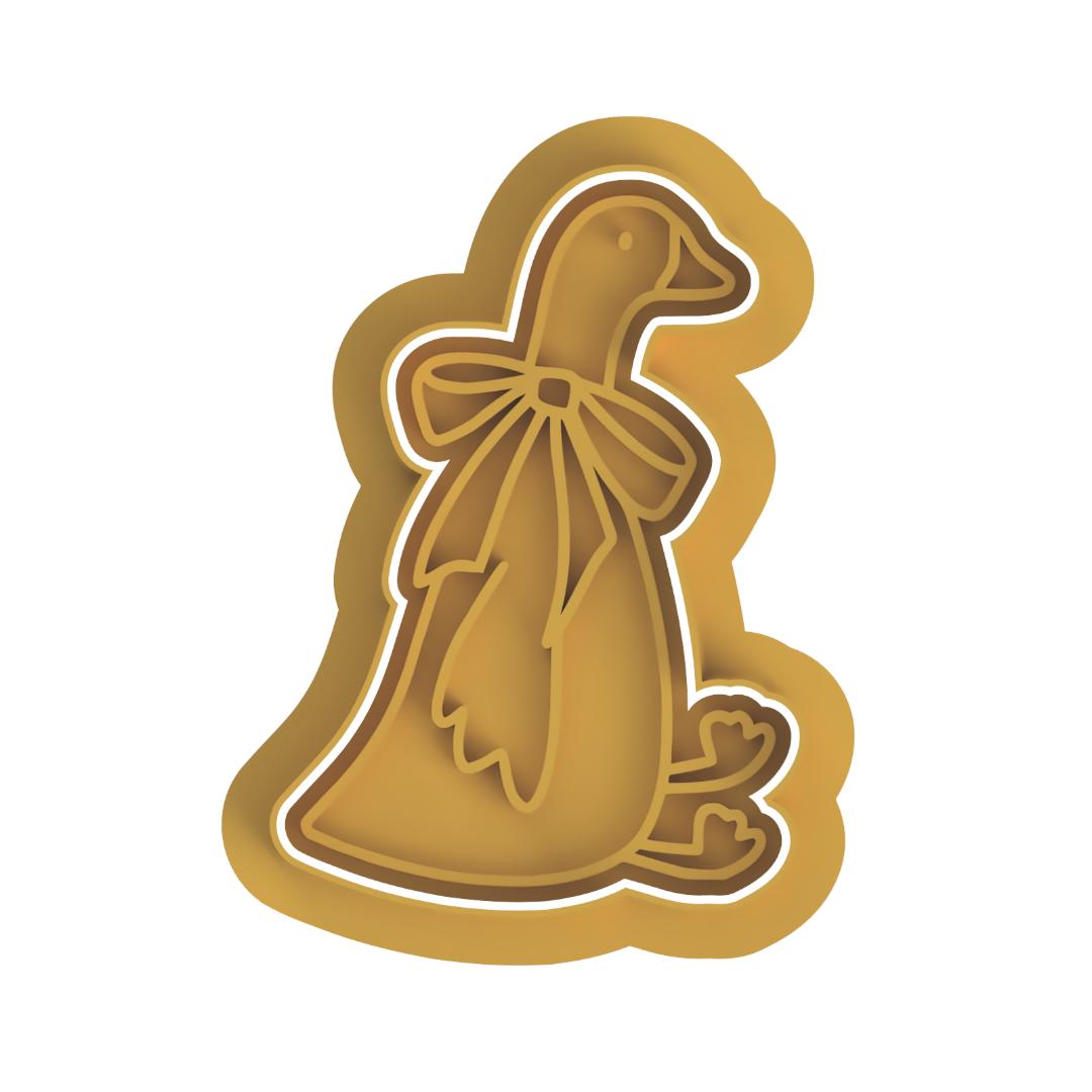 Sitting Goose stamp/cutter