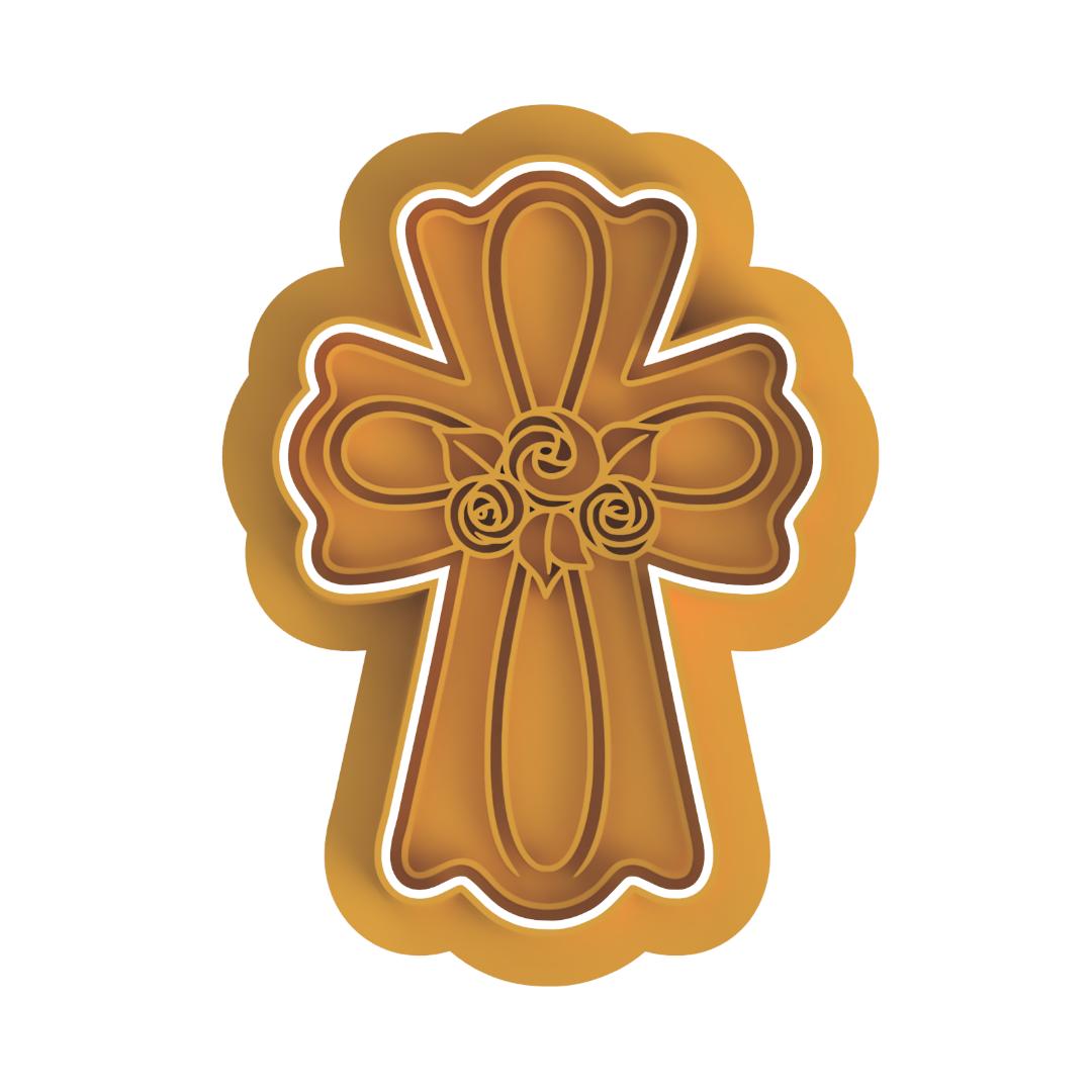 Floral Cross Cutter/Embosser