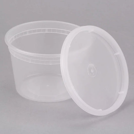 Microwavable Translucent Plastic Deli Container