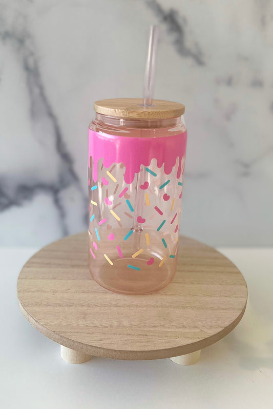 Sprinkles Glass Cup