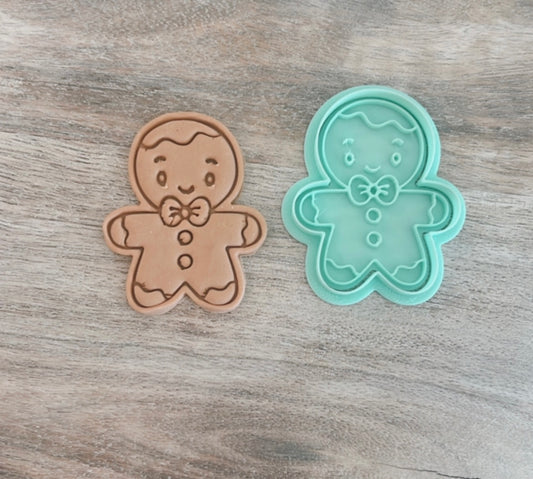 Cute gingerbread man